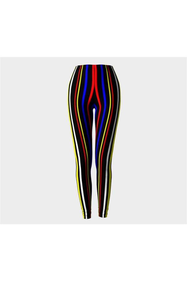 Multi color Stripe Leggings - Objet D'Art