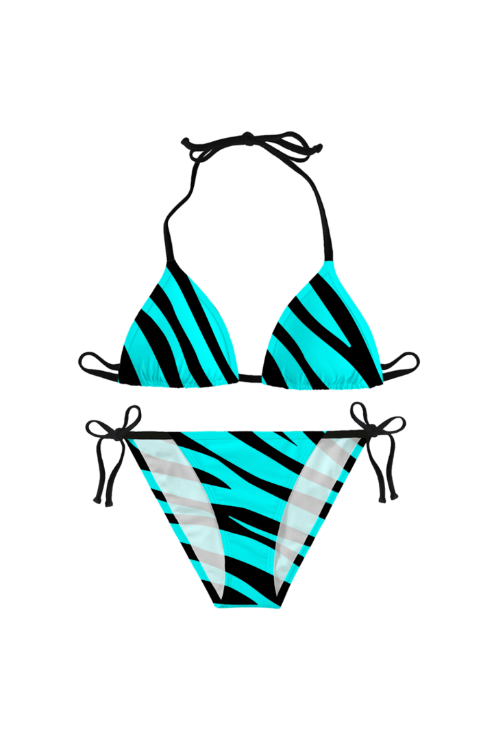 Aqua Aquarius Zebra Print - Objet D'Art