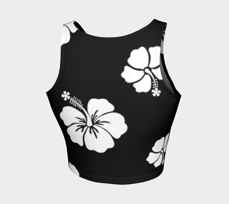 Hibiscus Athletic Crop Top - Objet D'Art