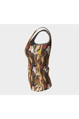 Art Nouveau Fitted Tank Top - Objet D'Art