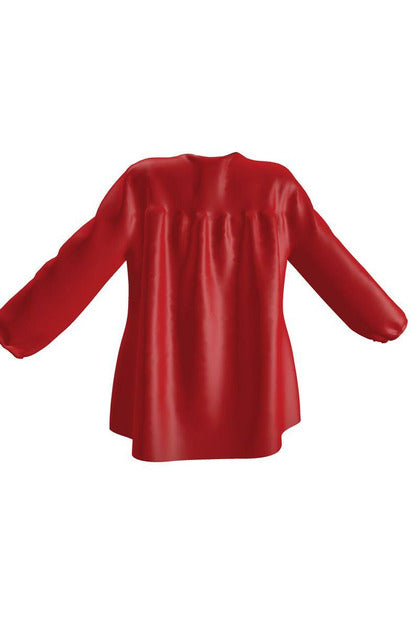 Flame Scarlet Women Blouse - Objet D'Art