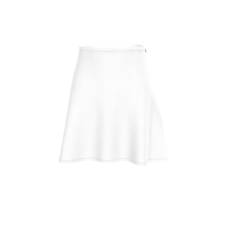 White Flared Skirt - Objet D'Art