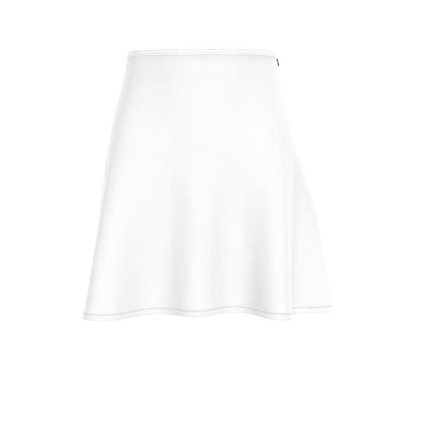 White Flared Skirt - Objet D'Art