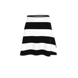 Striiped Flared Skirt - Objet D'Art
