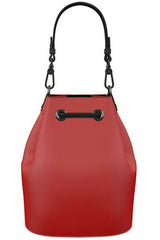 Crimson Red Bucket Bag - Objet D'Art