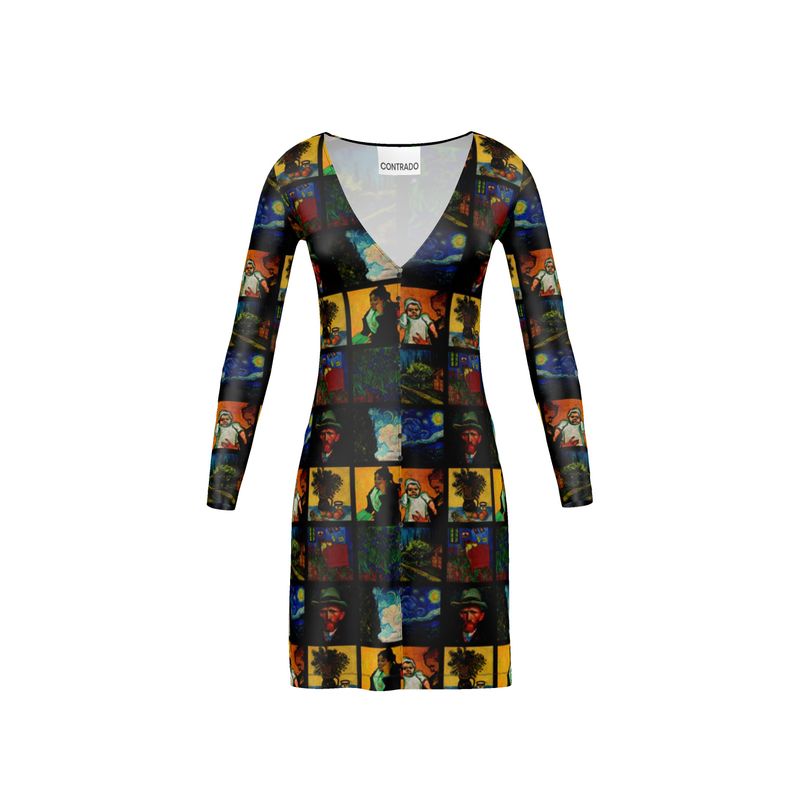 Van Gogh Collage Ladies Cardigan - Objet D'Art