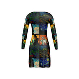 Van Gogh Collage Ladies Cardigan - Objet D'Art
