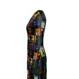 Van Gogh Collage Ladies Cardigan - Objet D'Art