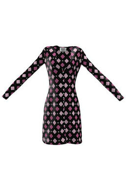 Harlequin Ladies Cardigan - Objet D'Art