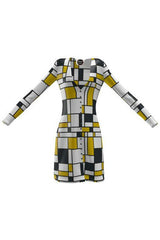 Mondrian-Inspired Ladies Cardigan - Objet D'Art