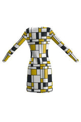 Mondrian-Inspired Ladies Cardigan - Objet D'Art
