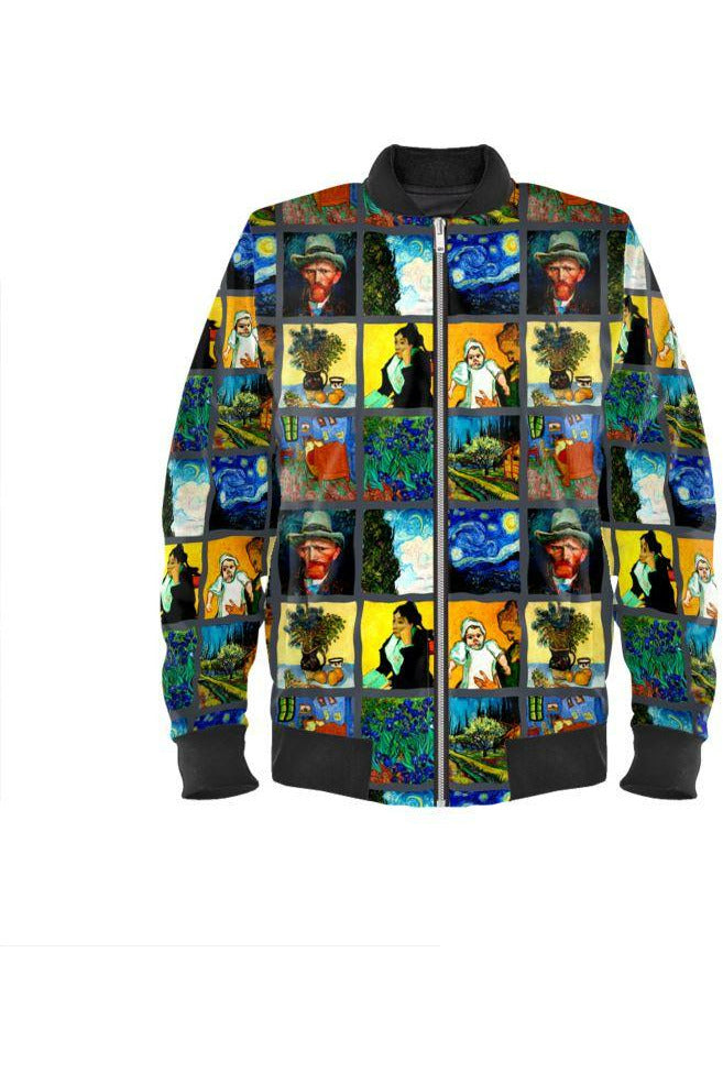 Van Gogh Self Portrait/Collage Bomber Jacket - Objet D'Art