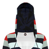 Americana Striped Hoodie Dress - Objet D'Art