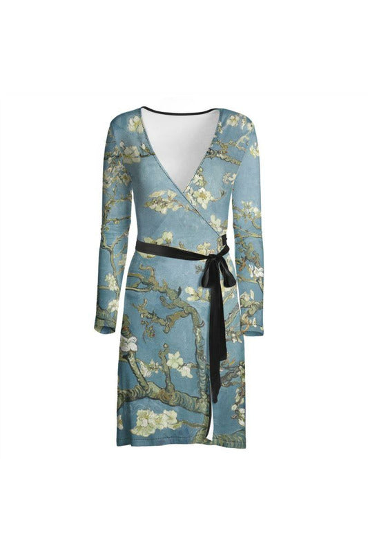 Vincent Van Gogh Almond Blossom Wrap Dress - Objet D'Art