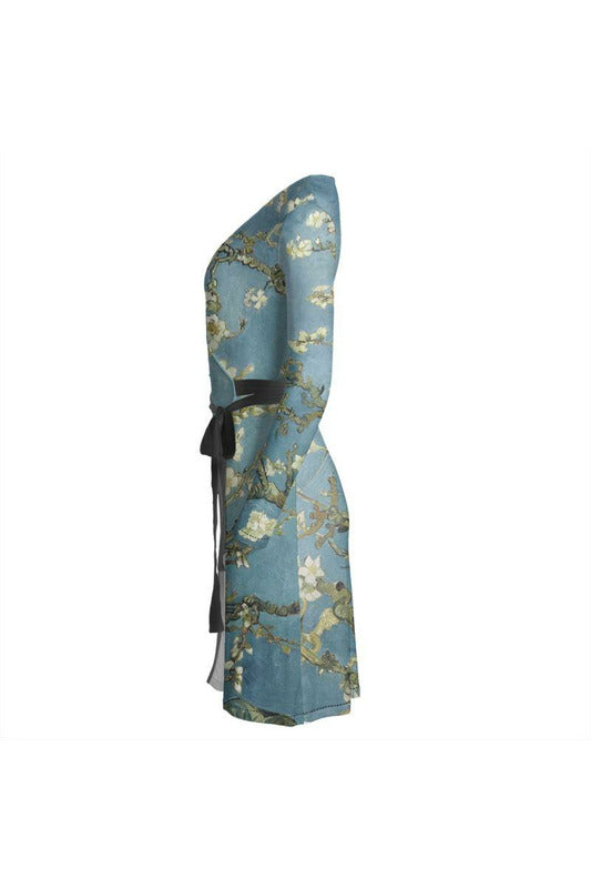 Vincent Van Gogh Almond Blossom Wrap Dress - Objet D'Art