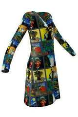 Van Gogh Collage Ladies Cardigan - Objet D'Art