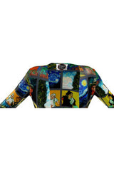 Van Gogh Collage Ladies Cardigan - Objet D'Art