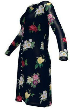 Floral Ladies Cardigan - Objet D'Art
