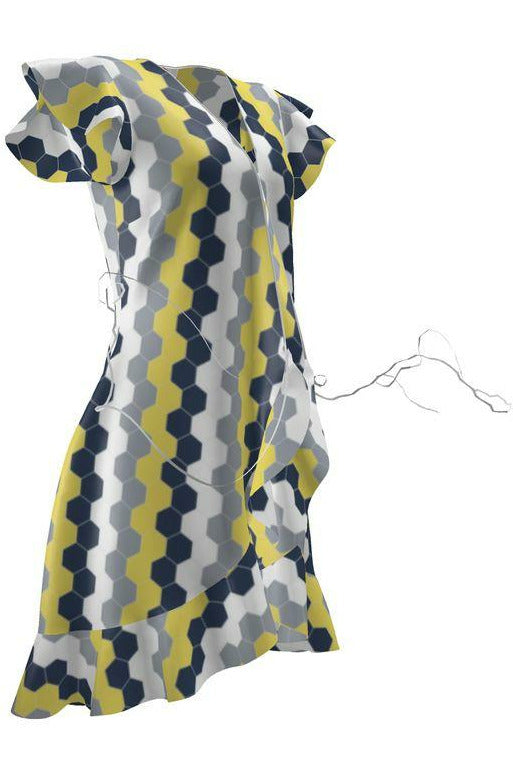 Honeycomb Tea Dress - Objet D'Art