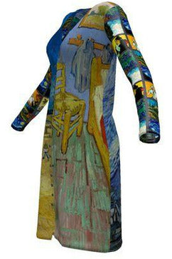 Van Gogh Collage Ladies Cardigan - Objet D'Art