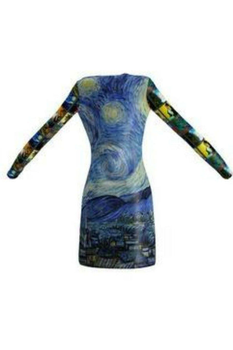 Van Gogh Collage Ladies Cardigan - Objet D'Art