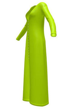 Neon Green Ladies Cardigan - Objet D'Art