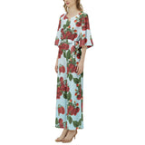 Colossa Raspberry Dolman Sleeve Belted Wide Leg Jumpsuit - Objet D'Art
