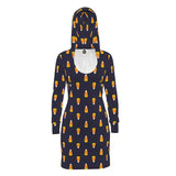Candy Corn Hoodie Dress - Objet D'Art