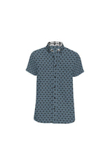 BK - USA Men's All Over Print Short Sleeve Shirt (Model T53) - Objet D'Art