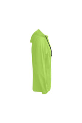 Lime Green All Over Print Full Zip Hoodie for Women (Model H14) - Objet D'Art