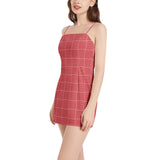 Maurice Sleeveless Square Neckline Spaghetti Strap Mini Dress - Objet D'Art
