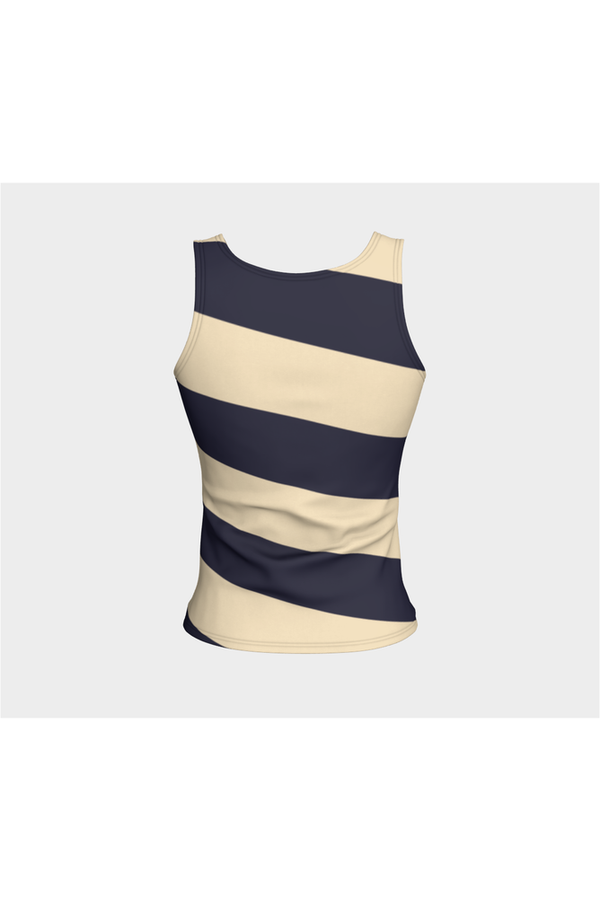 Twilight Stripe Fitted Tank Top - Objet D'Art