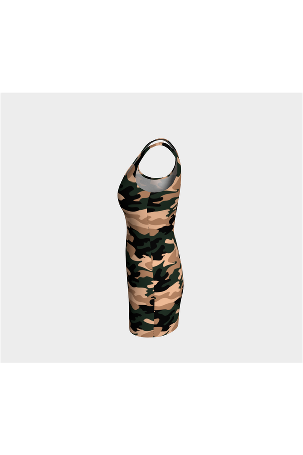 Camouflage Bodycon Dress - Objet D'Art