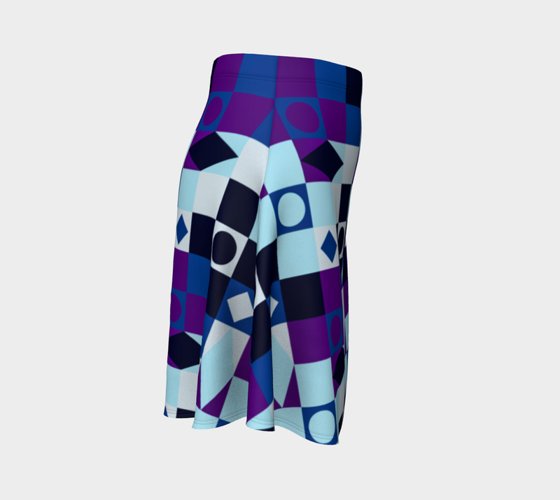 M Kemp Brand Flare Skirt - Objet D'Art