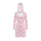 Love Print Hoodie Dress - Objet D'Art