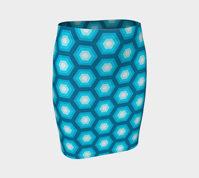 hexa sexy fitted skirt - Objet D'Art