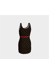 Cherry Print Bodycon Dress - Objet D'Art