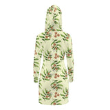Earth Tone Floral Hoodie Dress - Objet D'Art