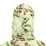 Earth Tone Floral Hoodie Dress - Objet D'Art