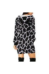 stones hood All Over Print Hoodie Mini Dress (Model H27) - Objet D'Art