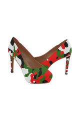 Christmas Camo Women's High Heels - Objet D'Art Online Retail Store