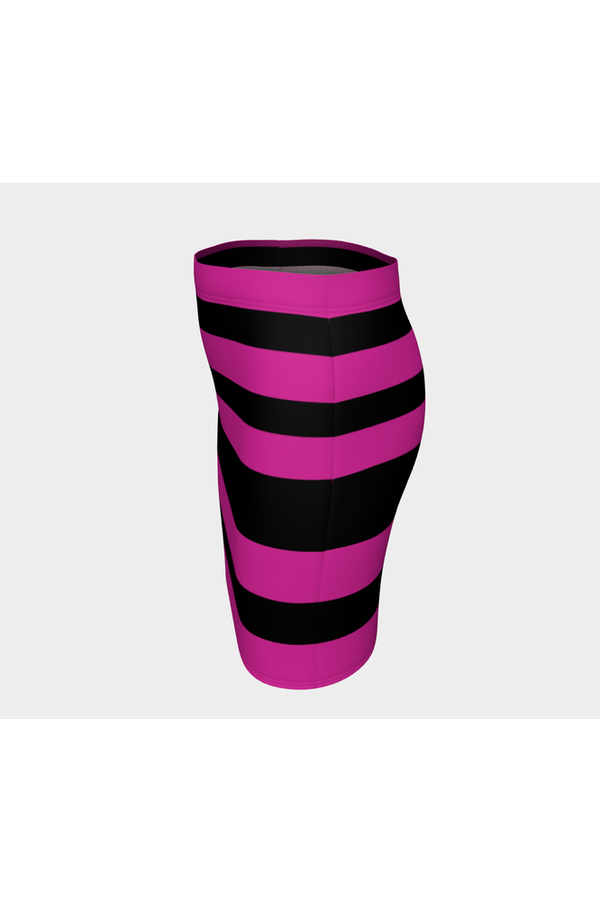 Striped Fitted Skirt - Objet D'Art