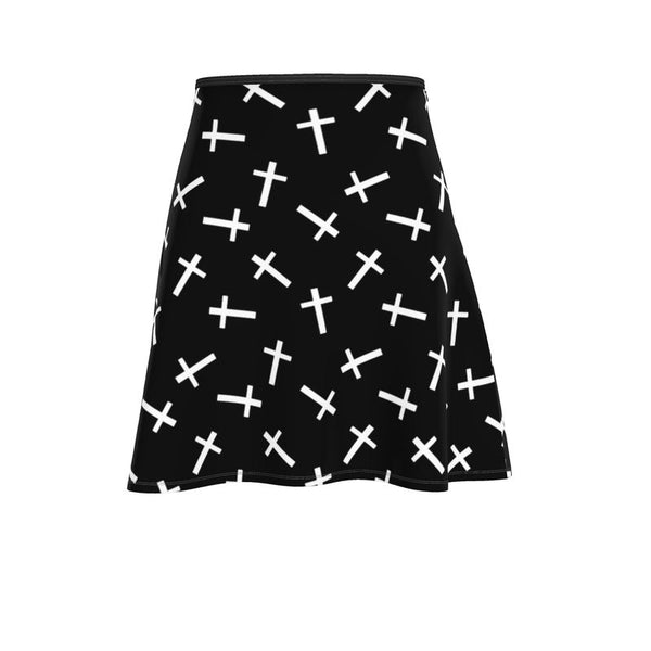 Criss Crosses Flared Skirt - Objet D'Art