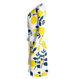 Lemony Fresh Wrap Dress - Objet D'Art