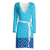 Dragonfly Wrap Dress - Objet D'Art