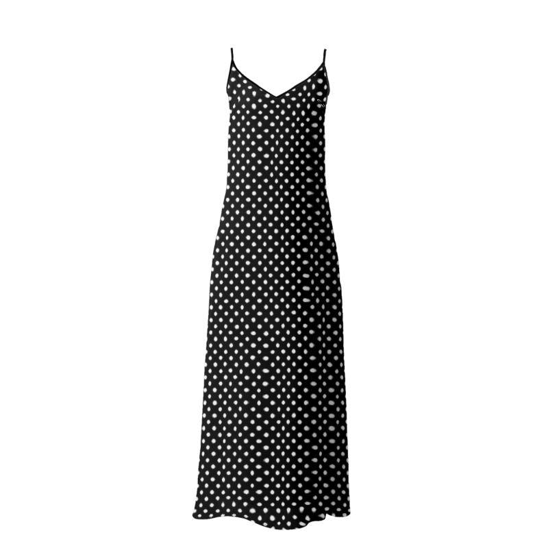 Micro Polka Dot Slip Dress - Objet D'Art