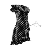 Micro Polka Dot Tea Dress - Objet D'Art