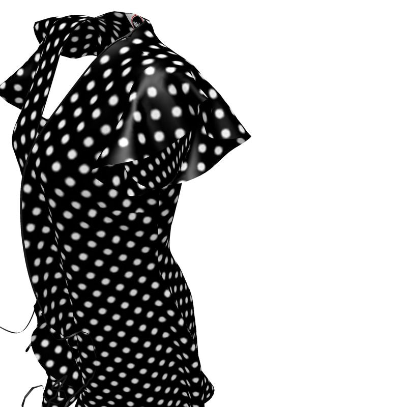 Micro Polka Dot Tea Dress - Objet D'Art