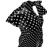 Micro Polka Dot Tea Dress - Objet D'Art
