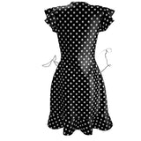 Micro Polka Dot Tea Dress - Objet D'Art
